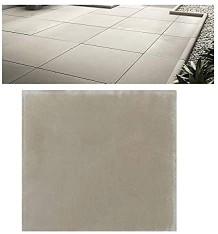 Natural Grey Paving Slab Flag 450mm x 450mm x 32mm Utility Light dimple Smooth Finish x 10