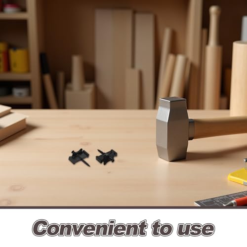 SAFIGLE 1 Set Hidden Deck Fasteners with Stainless Steel Screws - Plastic Composite Deck Clips with Drill Bits - Composite Decking Boards Clips Fixing System for Home Hotel