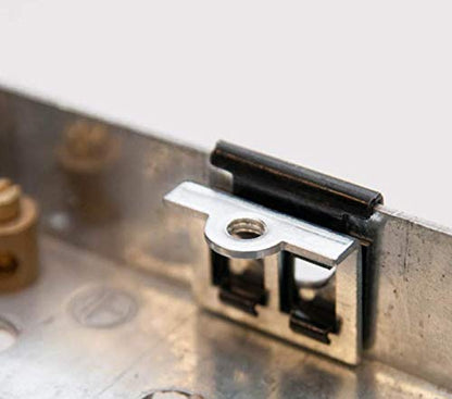 x10 Back Box Repair Clips Replace Damaged Threads or Lugs on Installed Electrical Metal Back Pattress Boxes