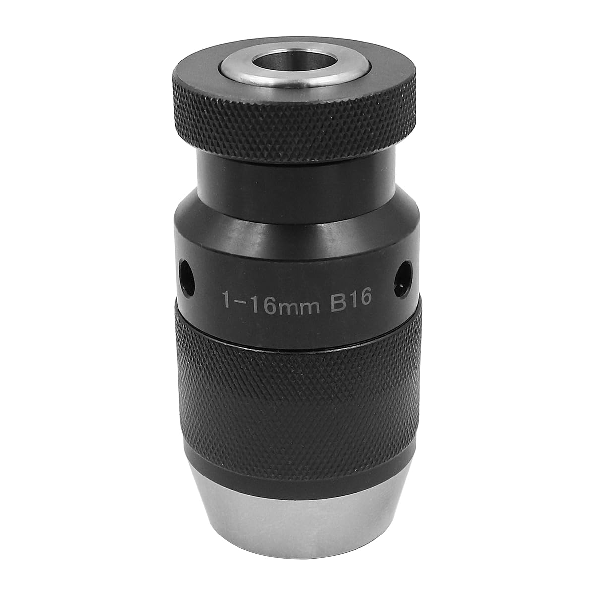 ZONADAH 1-16mm Keyless Drill Chuck B16 Taper Arbor, Heavy Duty Steel Self Tighten Lathe, Automatic Locking Keyless Adapter for Drill Press, Milling, CNC, Drilling Machine
