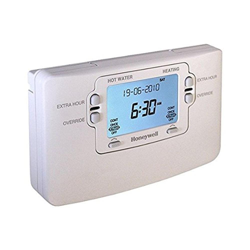 Honeywell ST9400C Programmer. 7, 2-Channel, 3 on/Off per Day, 24 V, White - Bulk Package