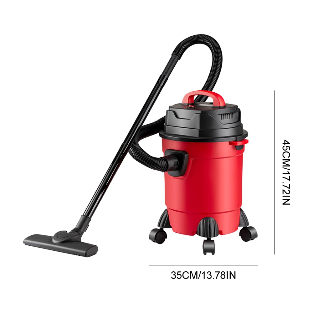 BEOSIOR 15L 800W Wet and Dry Vacuum Cleaner,3 In 1 Vacuum Cleaner with HEPA Filtration, 8m Power Cord, For Home Car Carpet Hard Floors Cleaning