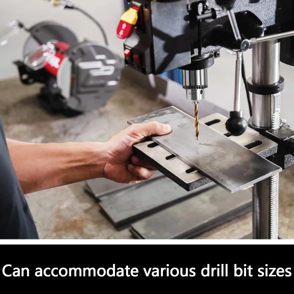 YDHfdc Heavy Duty Lathe Chuck - MT2-B16, 1-16mm Capacity, Stainless Steel, Arbor Key Type with Chuck Key and SDS Adapter Shank for Drilling Machines