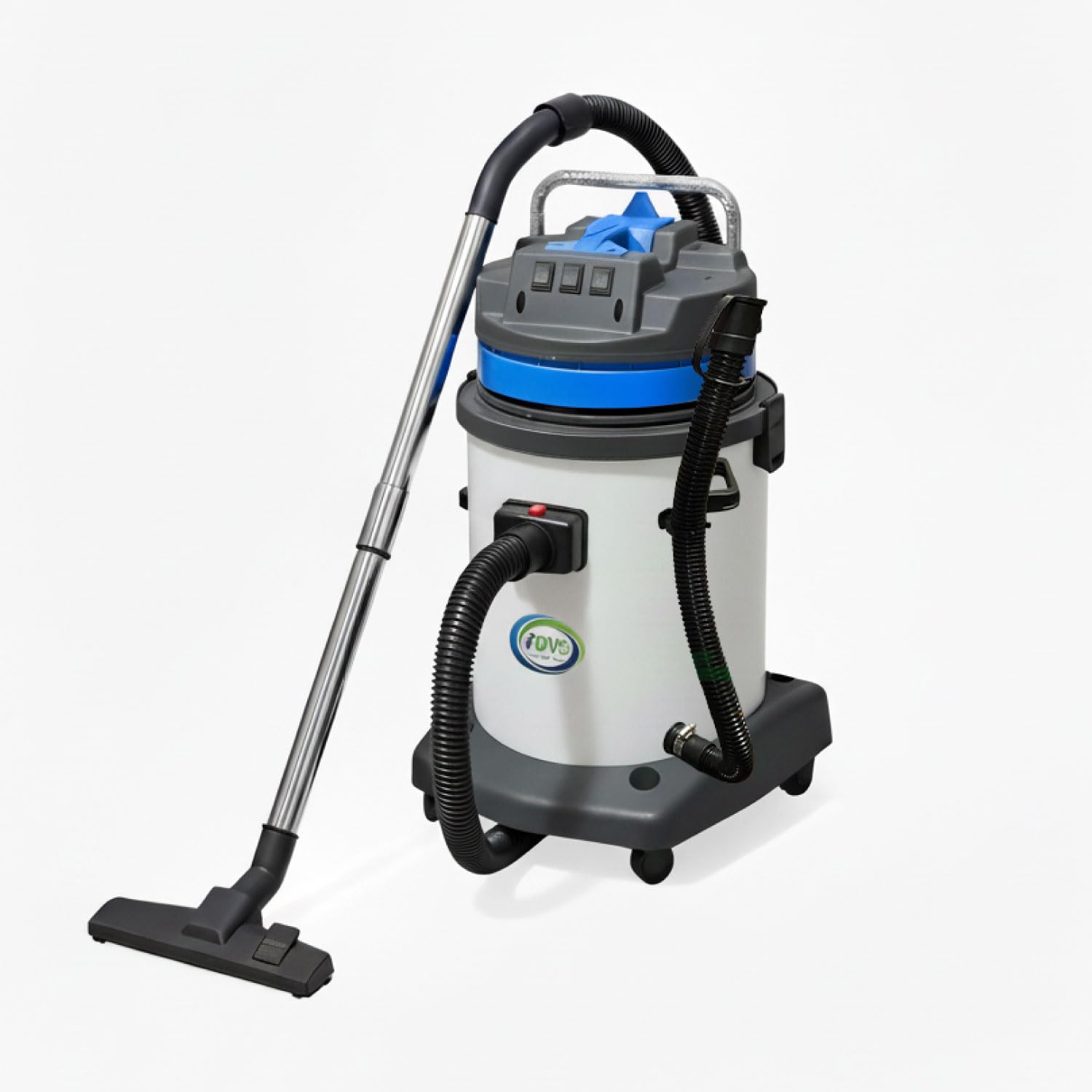 JOVS 3600W Commercial Vacuum Cleaner - 60L Plastic Tank, Wet/Dry
