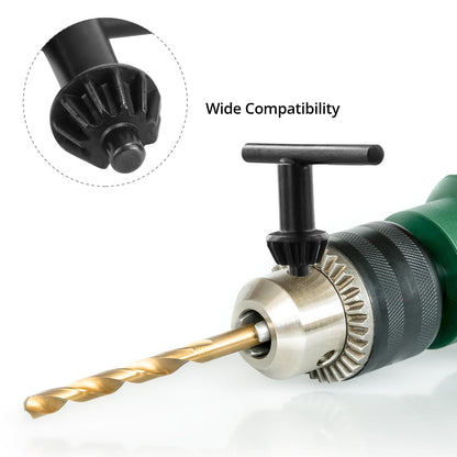 QWORK Drill Chuck Key Set, 6 PCS Replacement Keys for 4/6/10/13/16/20mm Drill Chucks