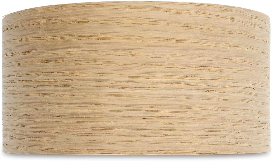 WoodPress® 50mm Real Red Oak Iron-On Edging – 7.5m Roll – Pre-Glued Wood Veneer Tape for Easy DIY Application – Will Cover The Edge of a Standard MDF Panel