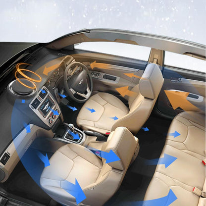 Anti-freeze Electromagnetic Car Snow Removal Device, 2025 New Car Defroster, Deicer, Portable Kinetic Molecular Heater, Car Diffuser for Essential Oils, Winter Car Kits (1PCS)