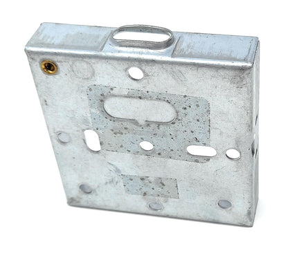 1 Gang 16mm Metal Pattress Box – Surface Mount with Earth Terminals for Electrical Faceplates (1)
