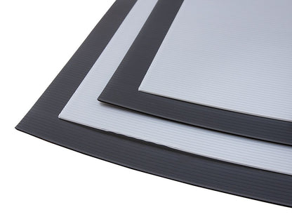 10 x Black Polyflute Correx Sheets for Hard Floor & Surface Protection 2mm x 240cm x 120cm (white optional) - select your pack size