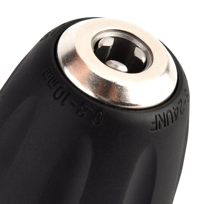 Keyless Drill Chuck Adapter Conversion Tool Walfront 3/8-24UNF 0.8-10MM 1/4 Inch Hexagonal Chuck Adapter