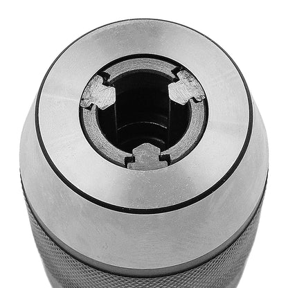 ZONADAH 1-16mm Keyless Drill Chuck B16 Taper Arbor, Heavy Duty Steel Self Tighten Lathe, Automatic Locking Keyless Adapter for Drill Press, Milling, CNC, Drilling Machine