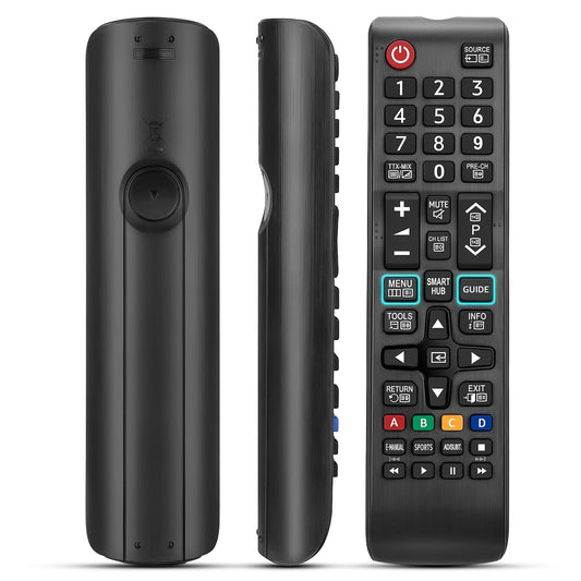 Samsung Tv Remote Control Replacement - Samsung Universal Tv Remote Competible with Smart TV LCD LED HD UHD and QLED Controller Cover all Models - Durable Body - Responsive Button - No Setup Needed