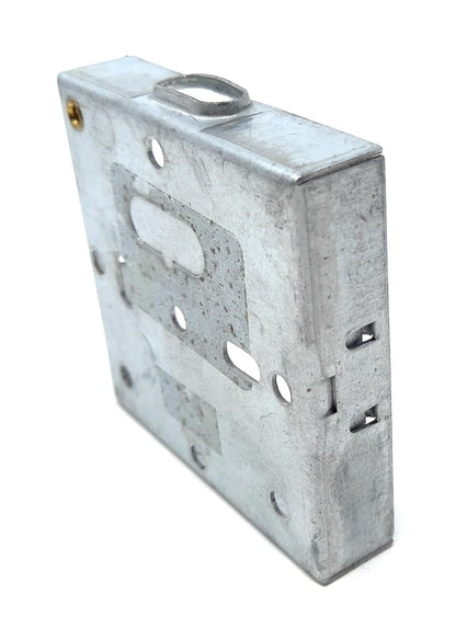1 Gang 16mm Metal Pattress Box – Surface Mount with Earth Terminals for Electrical Faceplates (1)