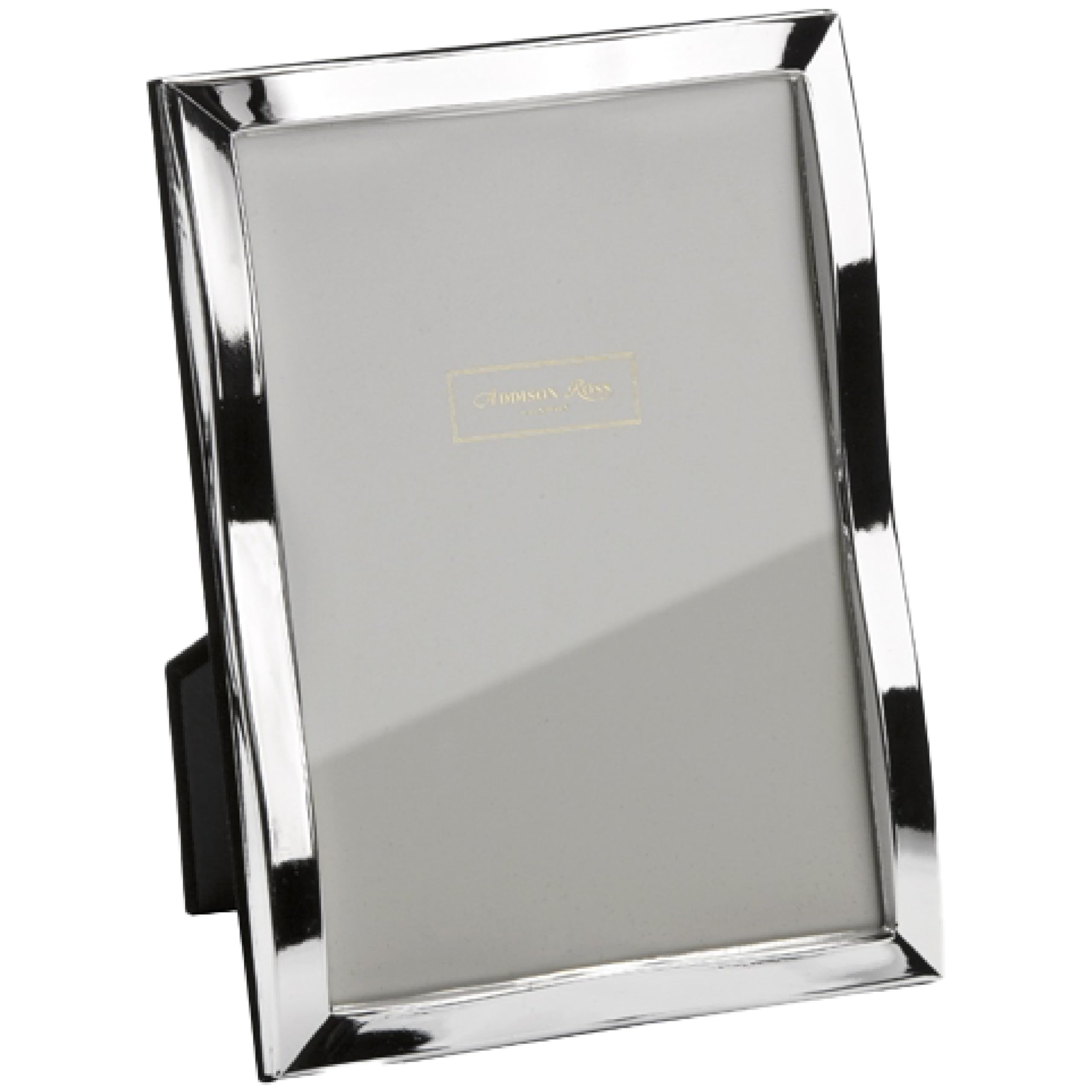 Addison Ross Box Photo Frame 5x7cm - Portrait or Landscape Display - Ideal Picture Frames for Gifting - Gift for Weddings, Birthday, Anniversary - Modern Design - Silver - 5mm