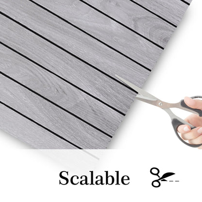 1 Pcs 40x300cm 3D Wood Effect Vinyl Self Adhesive Peel and Stick Wallpaper Wood Panels for Walls Ceiling Waterproof PVC Wall Panelling for Bedroom Living Room Kitchen Furniture Decor