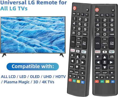 LG TV Remote Control for TV Replacement | Universal Remote Control for TV L G Replacement Works with All L G Smart TVs (LCD, LED, OLED, UHD, 4K) LG Remote 308 – Universal TV Remote