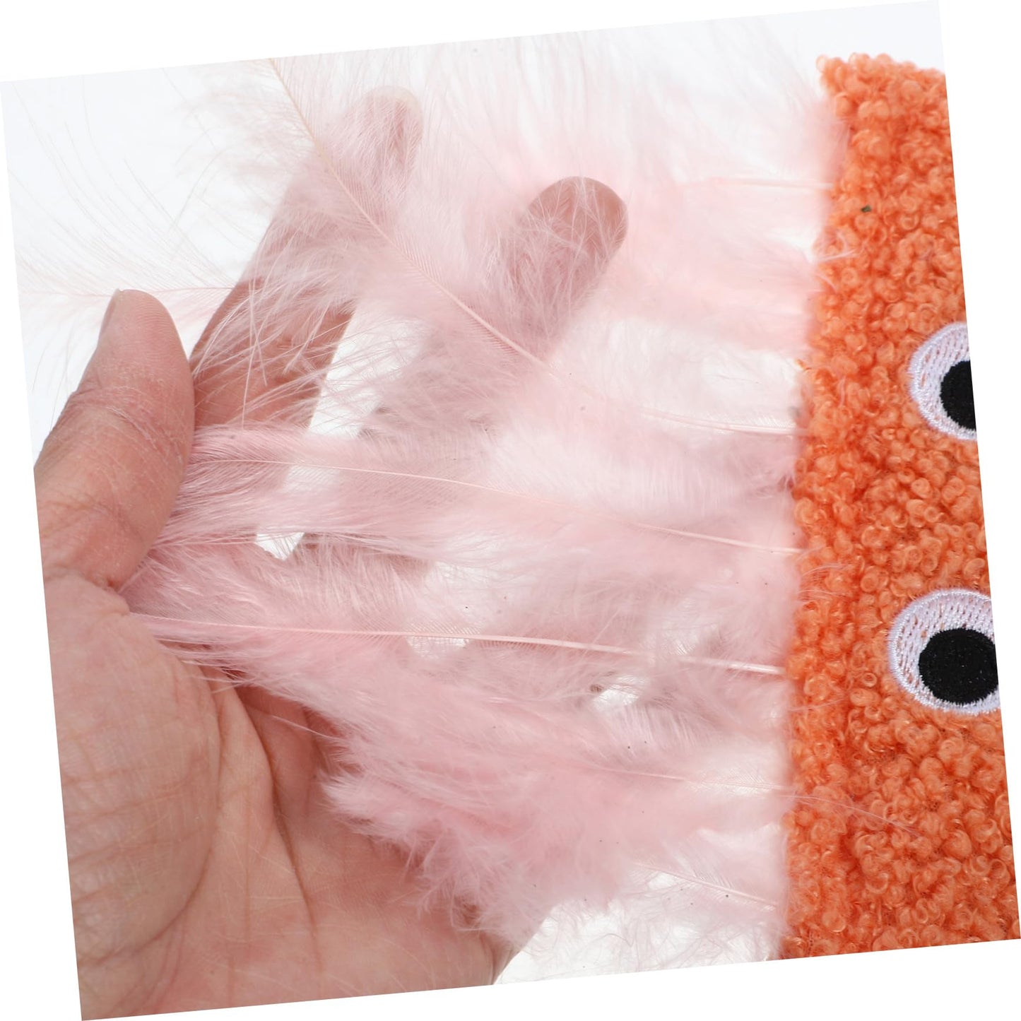 Toddmomy Cute Catnip Toy for Chewing Interactive Cat Plaything Crinkle Jelly Lip Cartoon Design for Indoor Kittens Engaging Cat Activity and Natural Instinct Encouragement