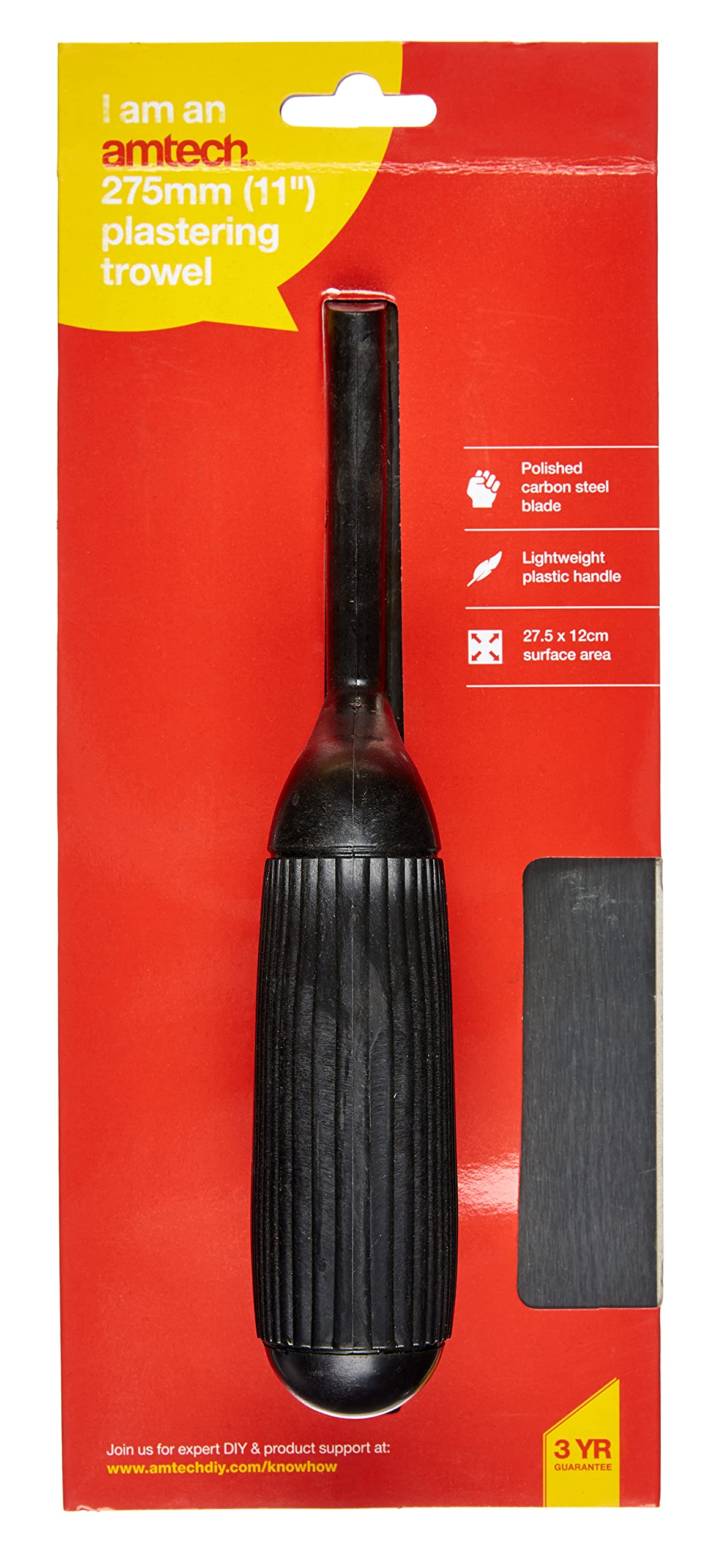 Amtech G1500 280mm (11") Plastering trowel