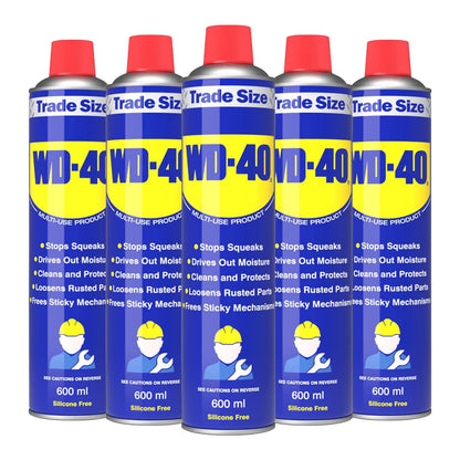 (5 Pack) WD-40 Multi-Use Maintenance Aerosol 600ml
