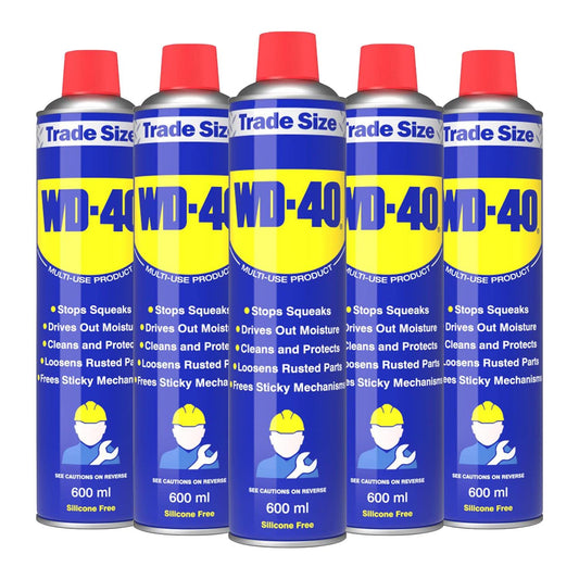 (5 Pack) WD-40 Multi-Use Maintenance Aerosol 600ml