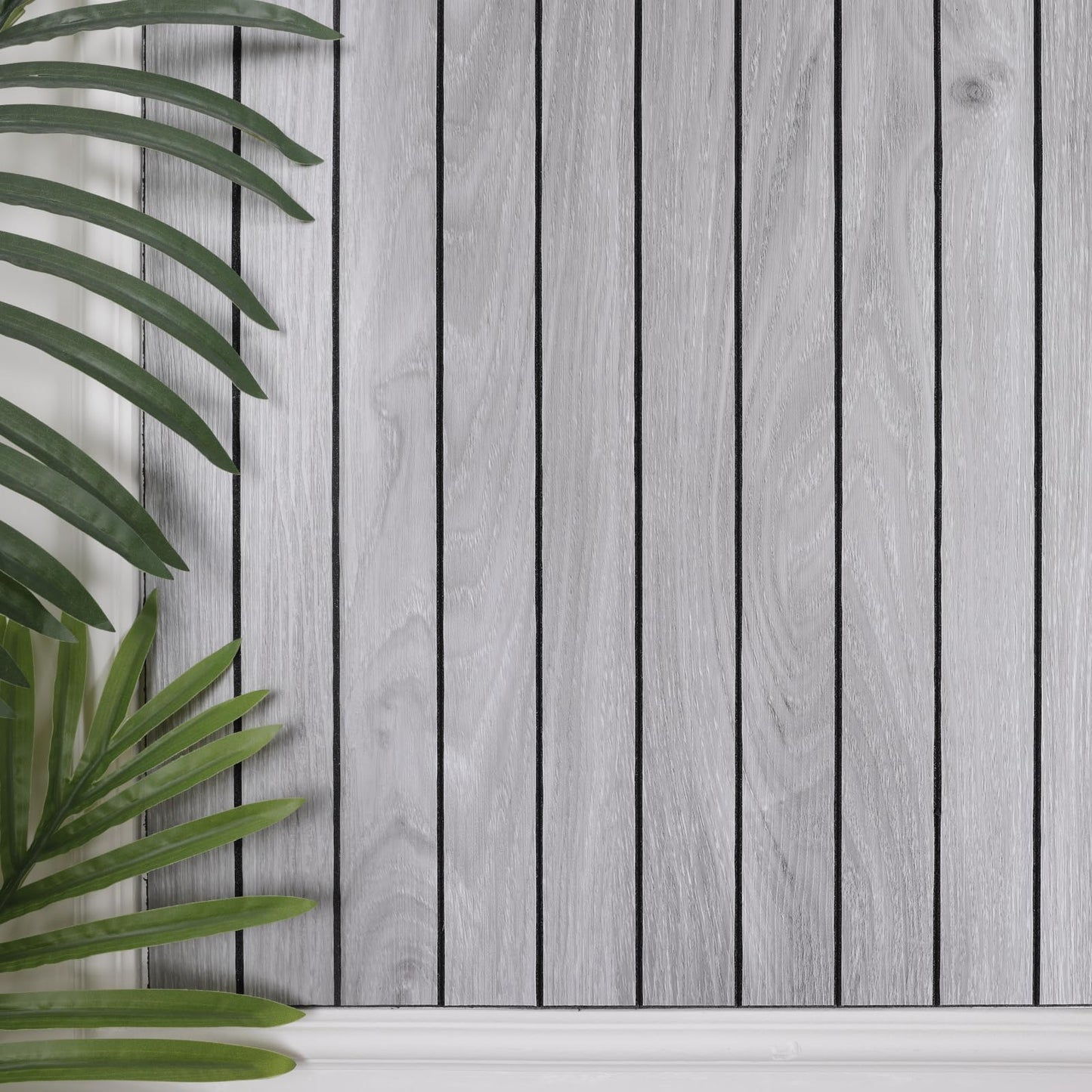 1 Pcs 40x300cm 3D Wood Effect Vinyl Self Adhesive Peel and Stick Wallpaper Wood Panels for Walls Ceiling Waterproof PVC Wall Panelling for Bedroom Living Room Kitchen Furniture Decor