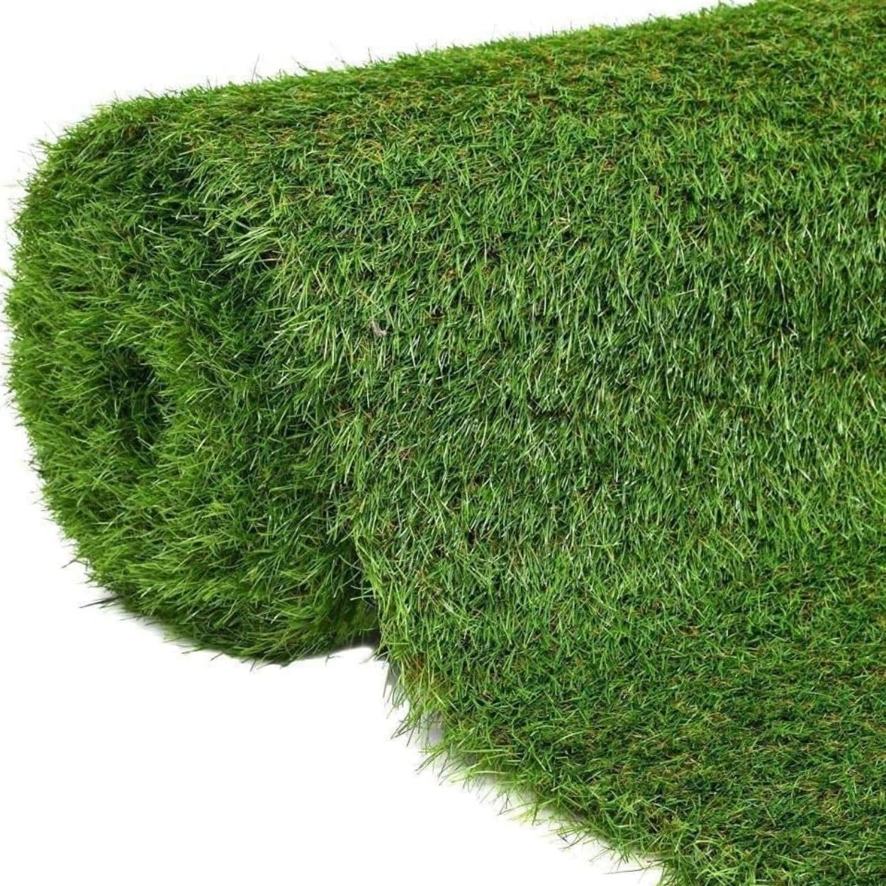 40mm Artificial Grass Realistic and Natural Looking Fake Lawn Astro Turf 1m, 1.5m, 2m, 3m, 4m & 5m Widths | 1m x 1m