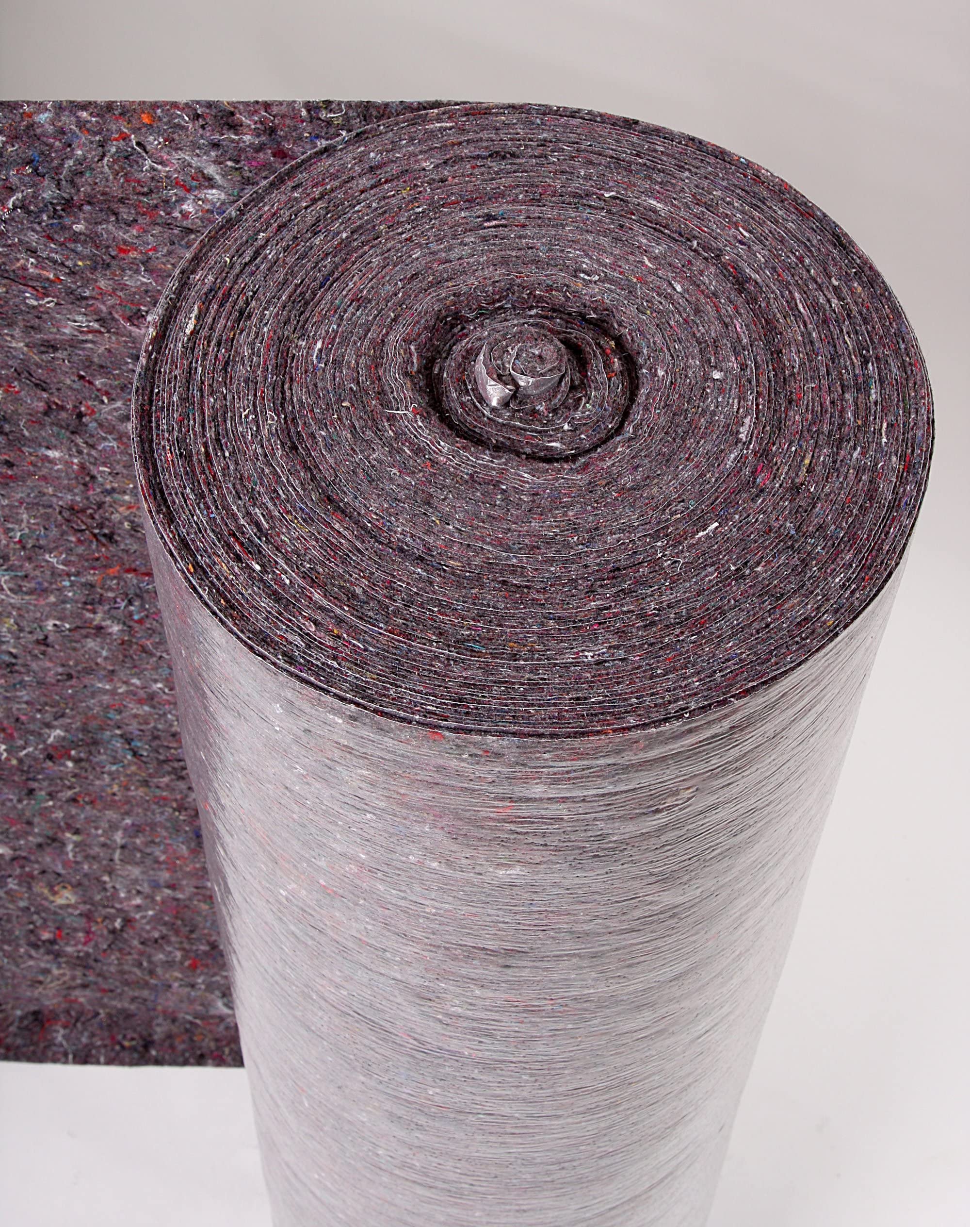 Hard Floor Protector, Absorbent Dust Sheet Floor Fleece | Roll of 1M X 25M | 250 gsm | Easy Installation | Anti-Slip & Reusable | Trio Plus